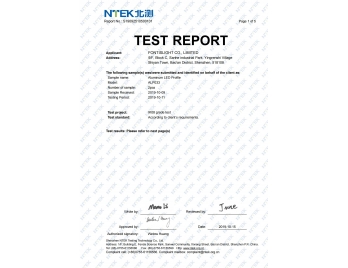 IK8 Test Report - Aluminum LED Profile