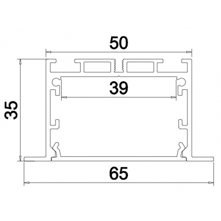Recessed LED Profile ALP045-S