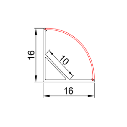 LED profile ALP006 for Recessed light