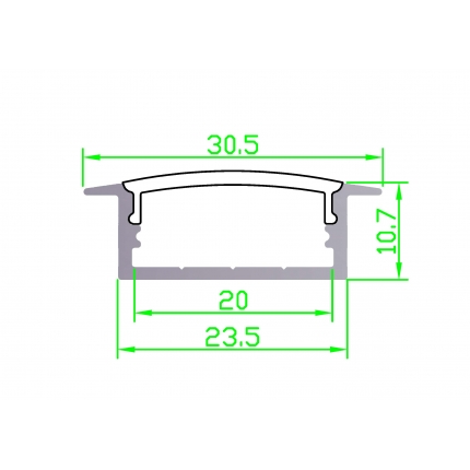 LED profile ALP013 for Recessed light