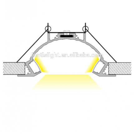 Aluminum LED profile for Recessed FL-ALP059