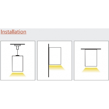 ALP5075-C Pendent or Surface Mounting  LED Profile 