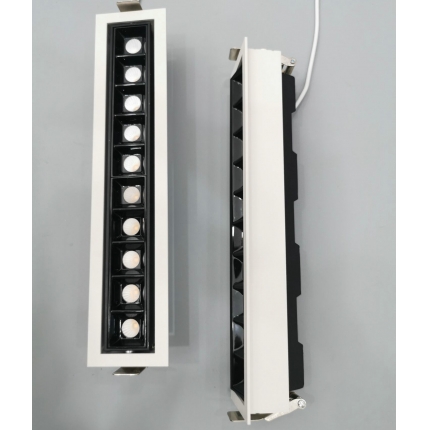 Adjustable LED linear Grille Down Light 20W