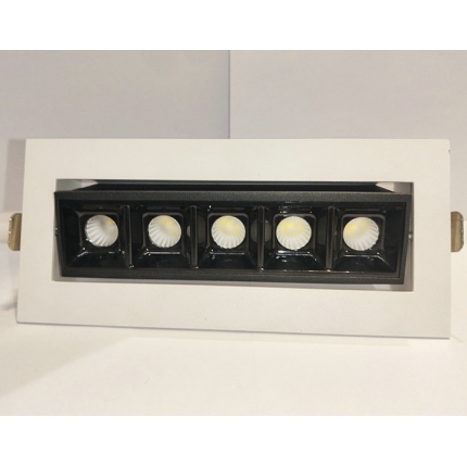 Adjustable LED linear Grille Down Light 10W
