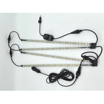 4pcs White+Amber Camping light Kit