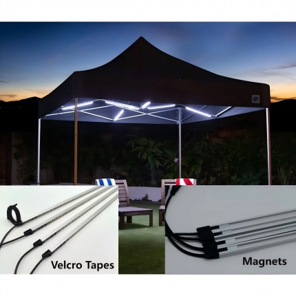 4pcs White Camping light Kit