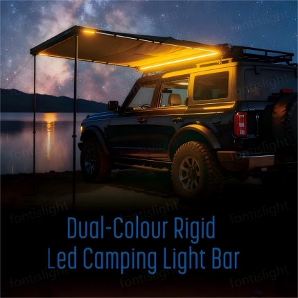 12V Dual-color Camping Light Bar